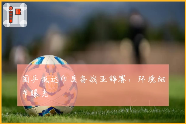 国乒抵达印度备战亚锦赛,环境细节曝光